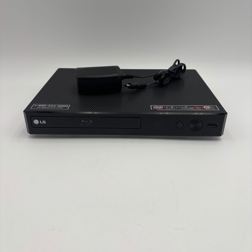 LG BP350 Blu-ray DVD Player Black Excellent WiFi Full HD 1080p No Remote